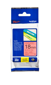 Labeltape Brother Ptouch TZe441 18mm rood