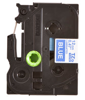Labeltape Brother Ptouch TZe535 12mm blauw - afbeelding 2