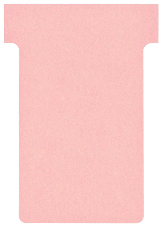 T-kaart Nobo nr.2 48mm roze 100 stuks