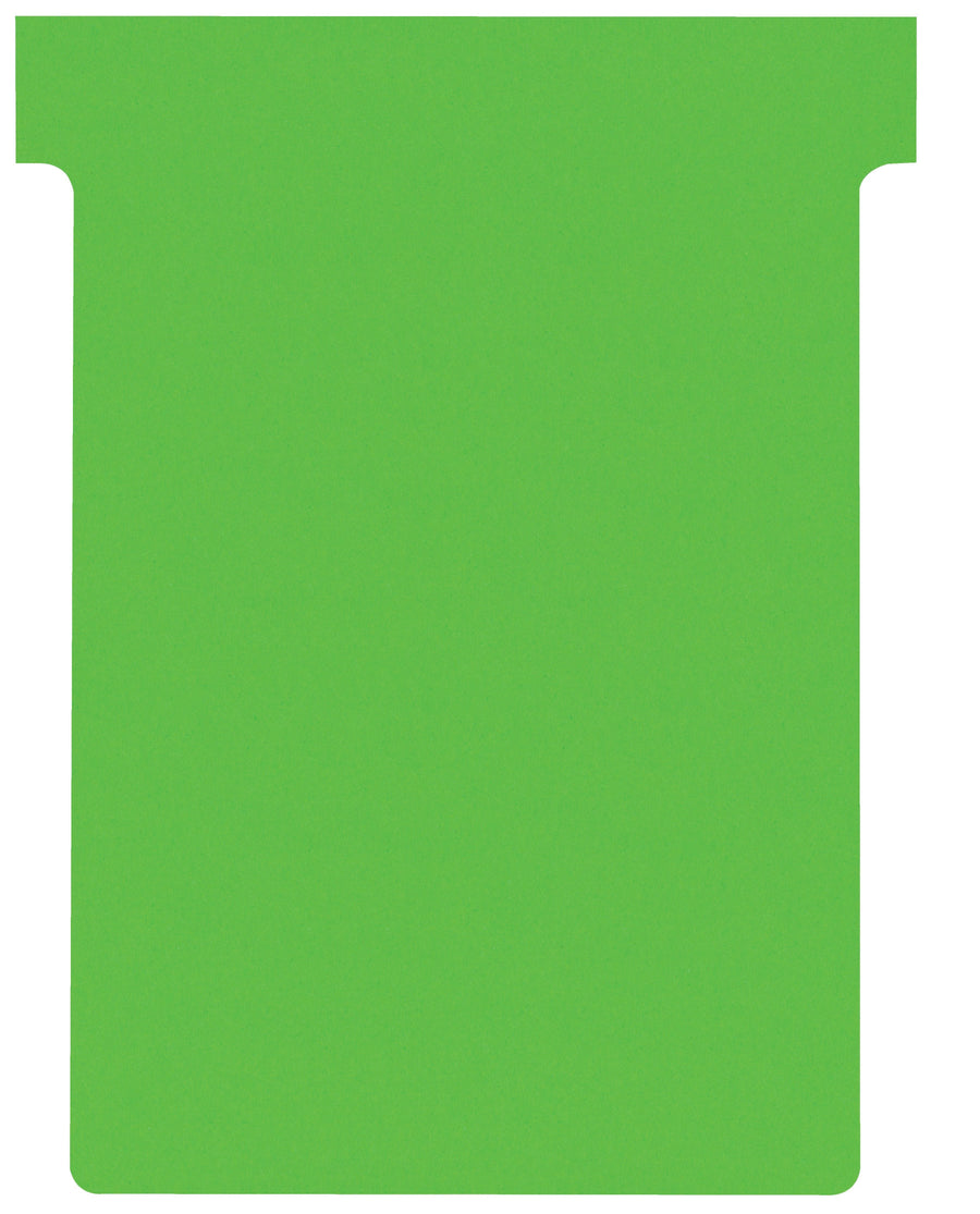T-kaart Nobo nr.3 80mm groen 100 stuks