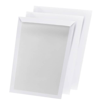 Enveloppes dos carton Classic DOS CARTON blanc 120 g/m² 262 x 371 mm