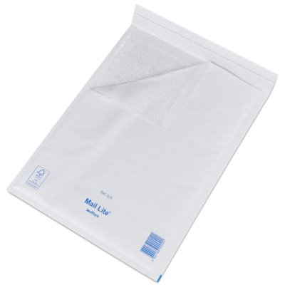Witte luchtkussenenvelop H/5 290 x 375 mm, zelfklevend