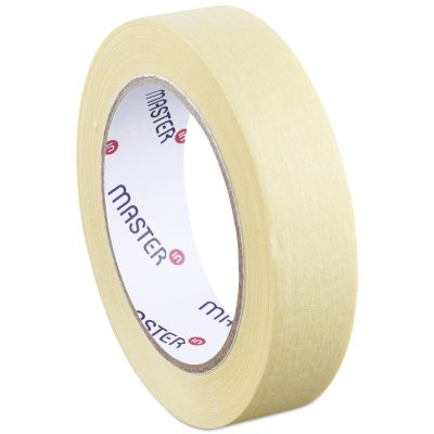 Masking tape Master'in Performance Onbedrukt 90µ geel 25mm x 50m lijm: solvent