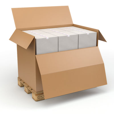 Container dozen bruin Dubbelgolf BC-golf inw. formaat 1180 x 780 x 770