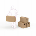 Carton de déménagement – 492x306x360 mm – Cann. C.B. – Double cannelure
