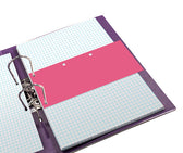 Scheidingsstrook Oxford duo 240x105mm roze 60st - afbeelding 2
