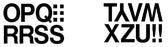 Etiket HERMA 4188 33mm letters O-Z zwart 16stuks