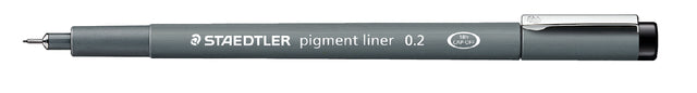 Fineliner Staedtler pigment 308 0.2mm zwart