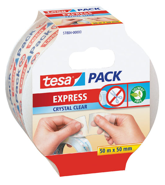 Verpakkingstape tesapack Expr 50mx50mm handsch tr