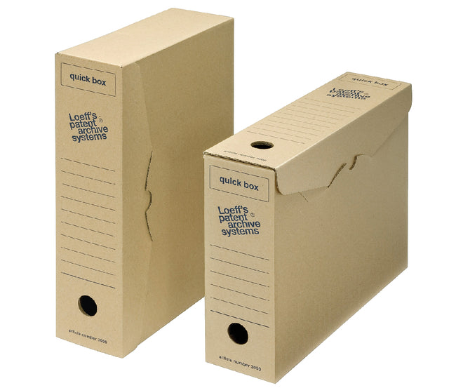 Archiefdoos Loeff quick box 3000 A4 335x240x80