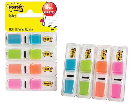 Indextabs Post-it 6834 11.9mmx43.1mm ass