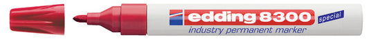 Viltstift edding 8300 industrie rond 1-3mm rood
