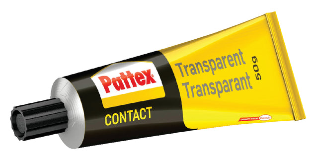 Contactlijm transparant Pattex tube 50gr blister