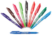 Rollerpen PILOT friXion BL-FR7 M + 3 vull blauw - afbeelding 2