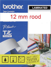 Labeltape Brother Ptouch TZe232 12mm wit - afbeelding 3