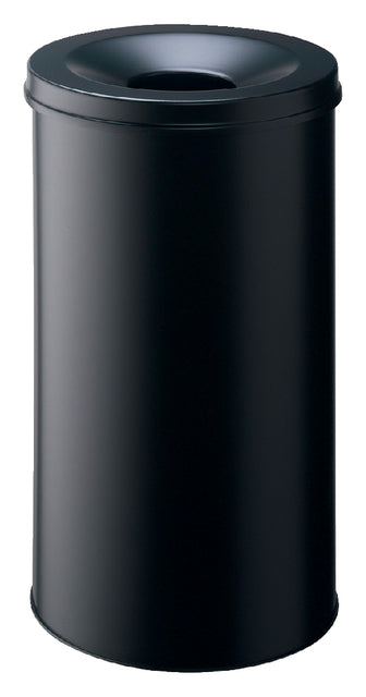 Papierbak vlamdover Durable 3307 01 rond 60l zw