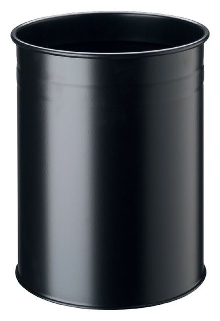 Papierbak Durable 3304 01 15 liter rond zwart