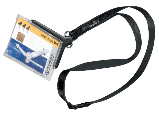 Veiligheidspashouder Durable 8207 textielkoord dgs