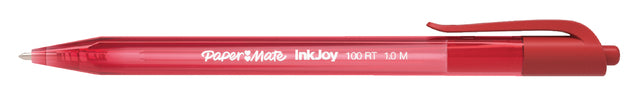 Balpen Papermate Inkjoy 100 RT M rood