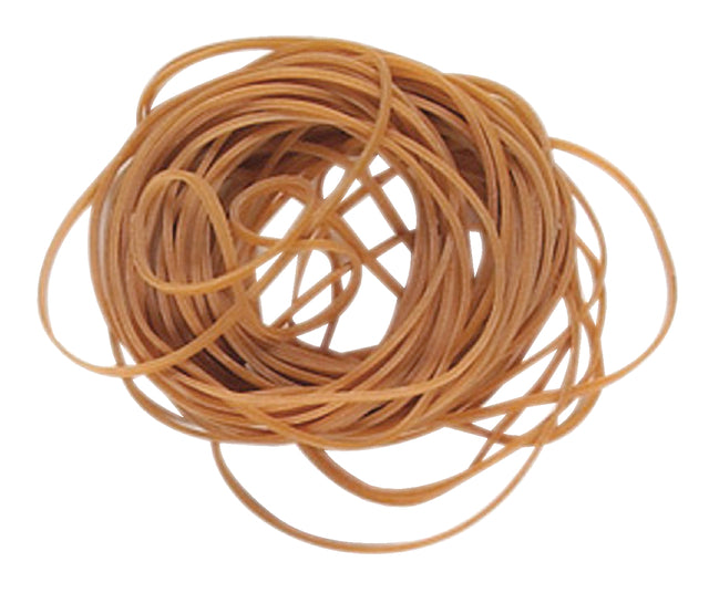 Elastiek Standard 12 40x1.5mm 50gr 330st bruin