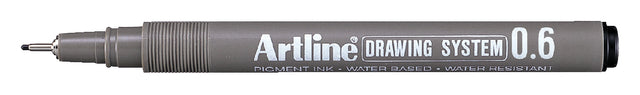 Fineliner Artline technisch 0.6mm zwart
