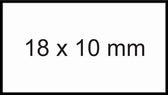 Prijsetiket 10x18mm Sato PB1 afneembaar wit