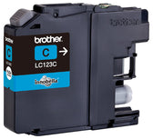 Inktcartridge Brother LC-123C blauw - afbeelding 2
