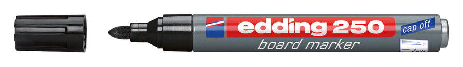 Whiteboardmarker edding 250 rond 1.5-3mm zwart