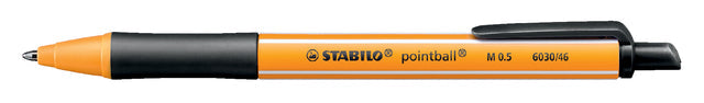 Balpen STABILO pointball 6030/46 M zwart