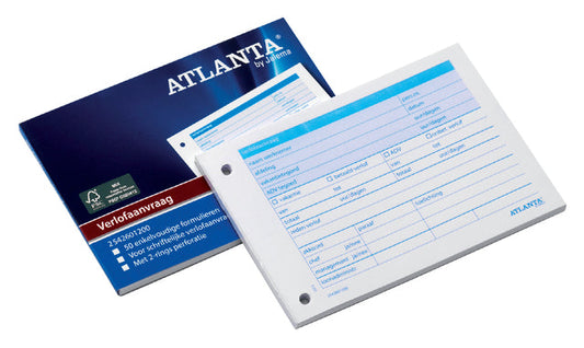 Verlofaanvraag Djois Atl A6 105x148mm 50vel