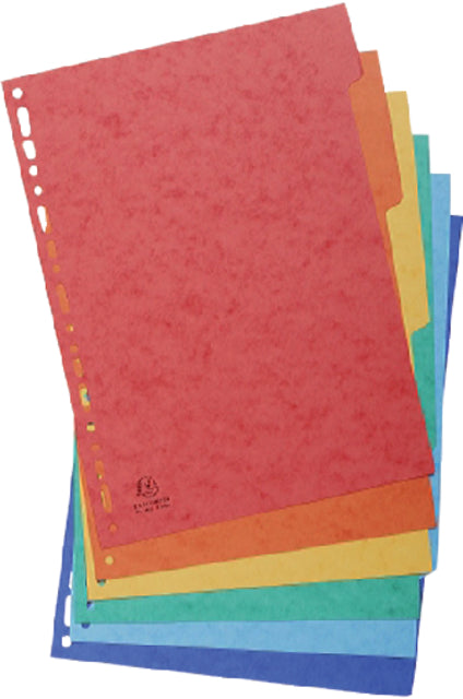 Tabbladen Exacompta 225x297mm 11gaats 6del glans