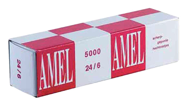 Nieten Rapid amel 24/6 Verkoperd 5000st