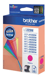 Inktcartridge Brother LC-223M rood - afbeelding 2