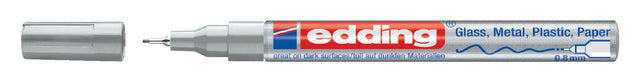 Paintmarker edding 780 oliebasis 0.8mm zilver