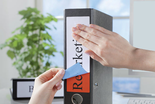 Rugetiket Avery breed 61x192mm zelfklevend wit