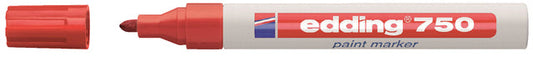 Paintmarker edding 750 oliebasis 2-4mm rood