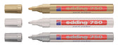 Paintmarker edding 750 oliebasis 2-4mm wit - afbeelding 2