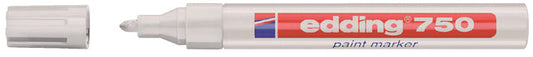 Paintmarker edding 750 oliebasis 2-4mm wit