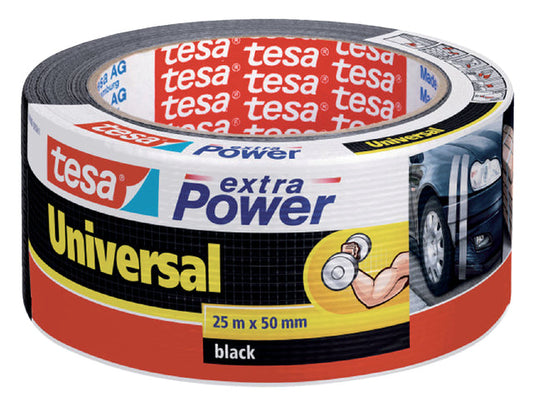 Duct tape tesa extra Power Uni 25mx50mm zwart