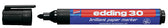Viltstift edding 30 brilliant rond 1.5-3mm zwart