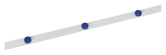 Metaalband MAUL 1mx35mm zelfklevend wit + magneten