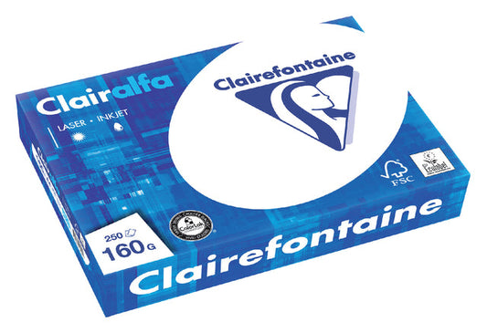 Kopieerpapier Clairefontaine Clairalfa A4 160gr wt