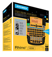 Labelprinter Dymo Rhino 4200 qwerty 19mm geel - afbeelding 5