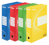 Archiefdoos Esselte Boxycolor 80mm 352x250mm geel - afbeelding 2