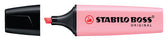 Markeerstift STABILO BOSS 70/4 4st pastel assorti - afbeelding 3