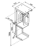 CPU houder Neomounts D075 10kg zwart - afbeelding 2
