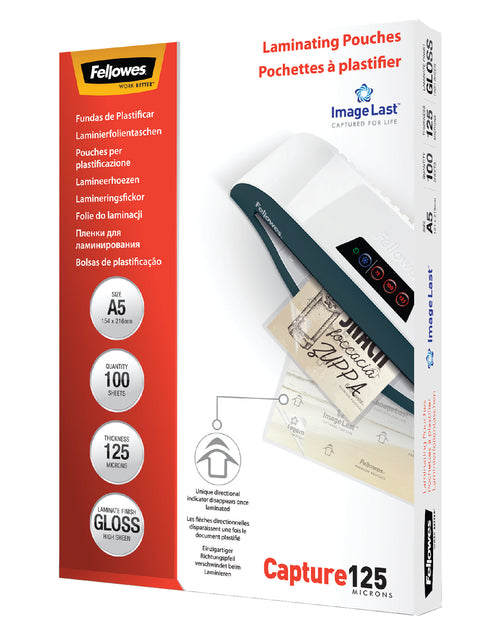 Lamineerhoes Fellowes A5 2x125micron