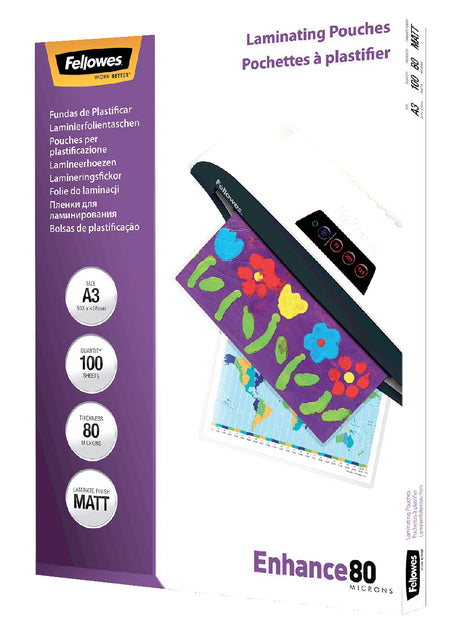 Lamineerhoes Fellowes A3 2x80micron mat