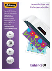 Lamineerhoes Fellowes A4 2x80micron mat - afbeelding 3