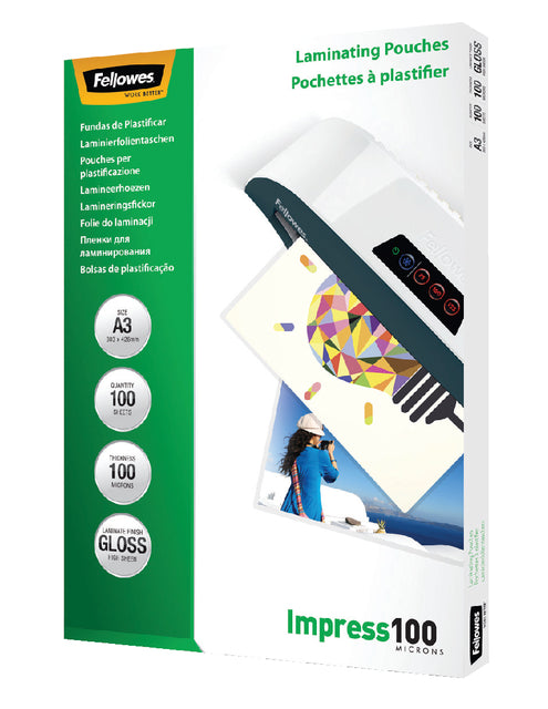 Lamineerhoes Fellowes A3 2x100micron